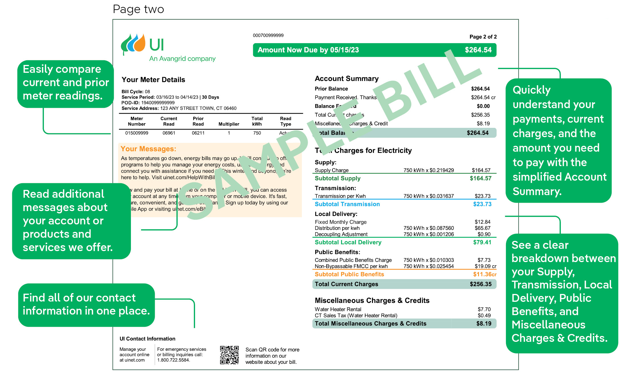 Sample Bill - UI